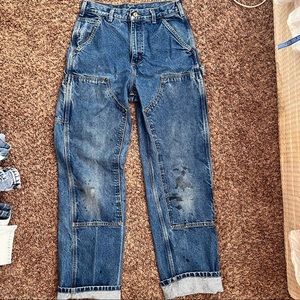 Amazing distressed carhartt carpenter jeans